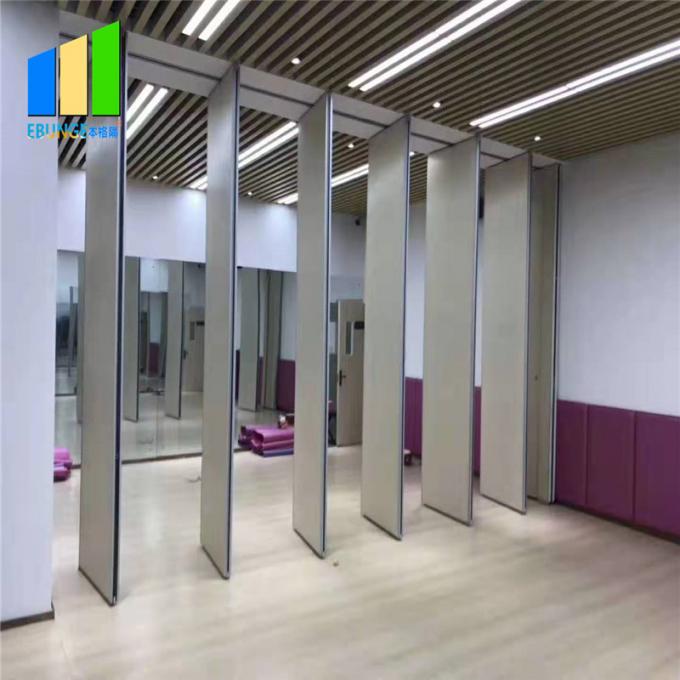Movable Sliding Door Foldable Wooden Sound Proof Partition Wall For Hotel 1