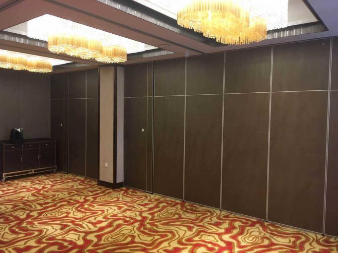 Movable Sliding Sound Proof Partitions Fire Resistant Melamine Surface 1