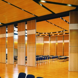 Movable Sound Insulation Vertical Operable Partition Wall For Restaurant