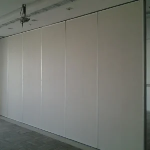 Movable Soundproof Office Partition Walls With Aluminum Sliding Tracks System