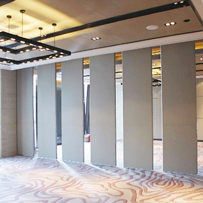 Movable Soundproof Office Partition Walls With Aluminum Sliding Tracks System 0