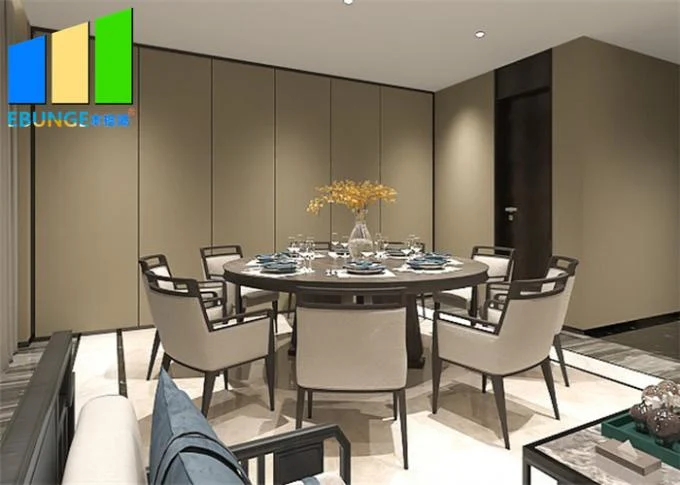 Movable Soundproof Sliding Partition Walls For Restaurant 0