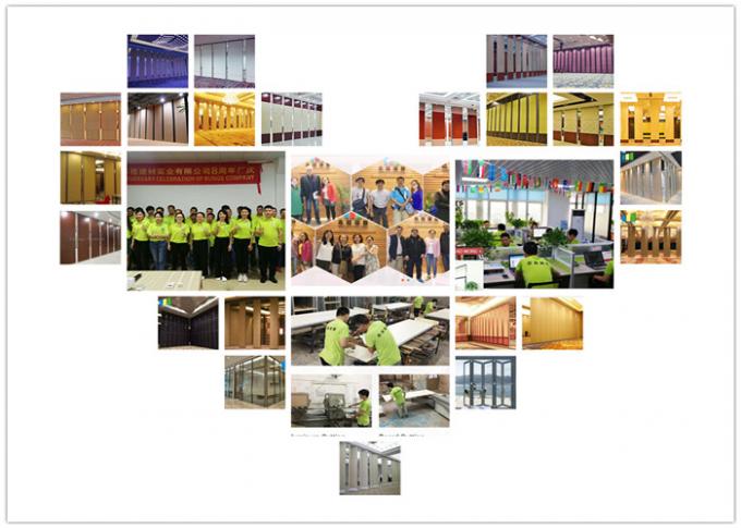 Movable Wall Track Aluminium Frame Sliding Glass Partitions Wall For Conference Rooms 8
