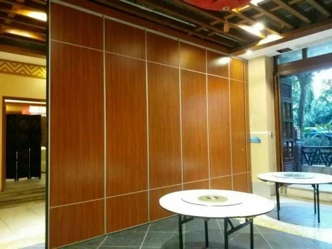 Movable Wooden Soundproof Folding Room Sliding Partition Walls For Banquet Hall Acoustic 2