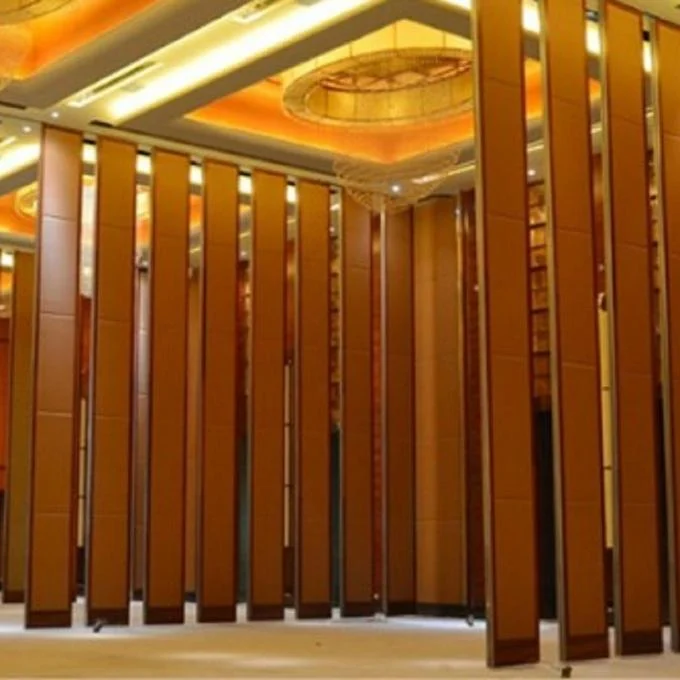 Movable Wooden Soundproof Sliding Folding Partition Walls for Hotel 2 Meter Height 3