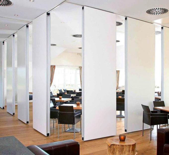 Moving Operable Partition Wall With Suspended Track System For Interior Office 2