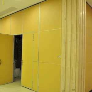 Moving Vinyl Metal Partition Wall Fabric Training Room Folding Partition
