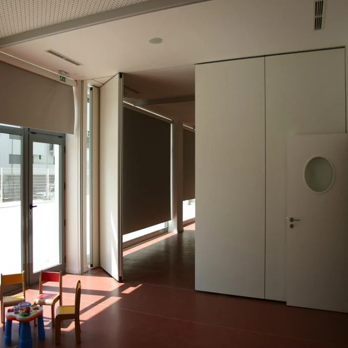 Multi Color Acoustic Aluminium Hanging System Movable Partition Walls For Banquet Room 1