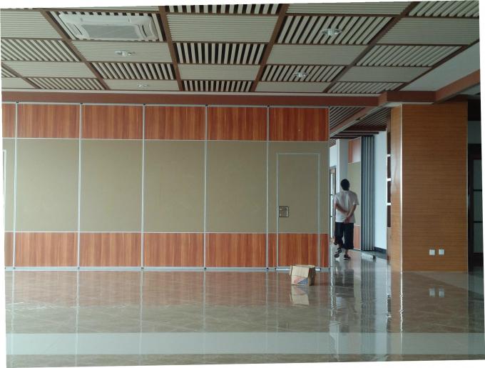 Multi Color Acoustic Material Sliding Movable Partition Walls Commercial Furniture Saving Space 0