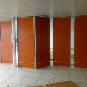 Multi Color Acoustic Material Sliding Movable Partition Walls Commercial Furniture Saving Space