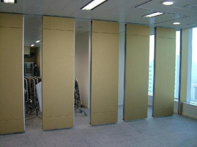 Multi Color Acoustic Movable Partition Walls Aluminium Hanging System For Banquet Room 0