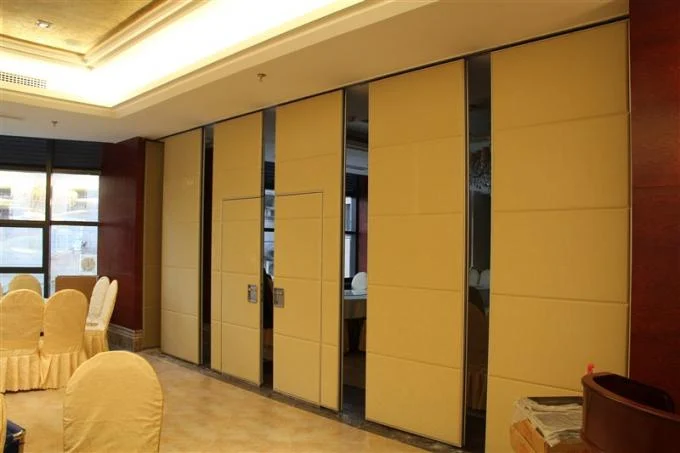 Multi Color Acoustic Partition Wall for Conference Hall Aluminium Sliding Track Roller 1