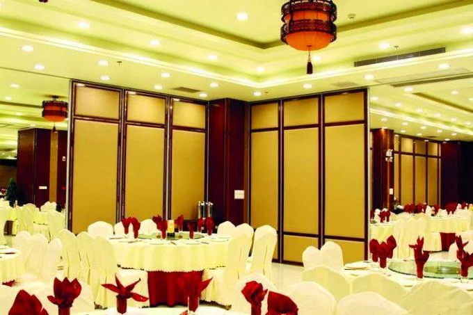 Multi Color Acoustic Room Dividers / Commercial Furniture Sliding Folding Partition Walls 0