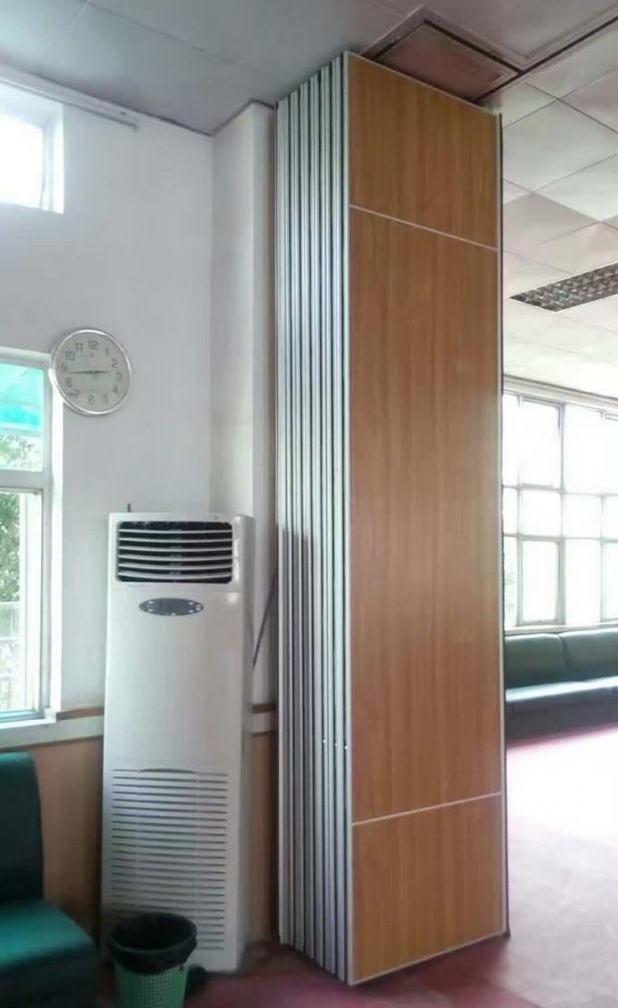 Multi Color Aluminium Operable Track Sliding Door System / Office Wooden Partition Wall 0