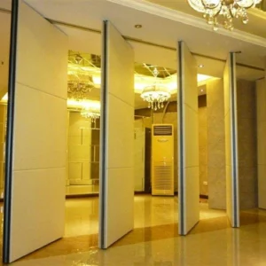 Multi Color Melamine Portable Folding Doors Office Partition Wall 4m Height