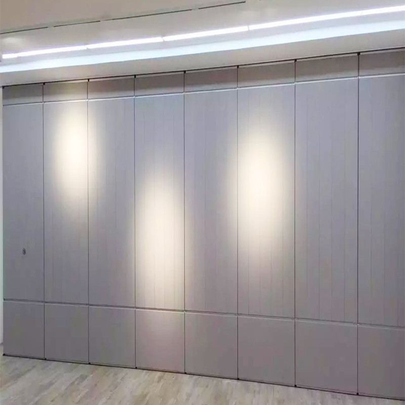 Multi Color Melamine Surface Sliding Partition Walls Commercial Position