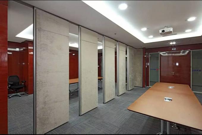 Multi Color Sound Insulation Movable Partition Walls For Office No Floor Track 2