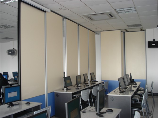 Multi Color Sound Insulation Movable Partition Walls For Office No Floor Track 0