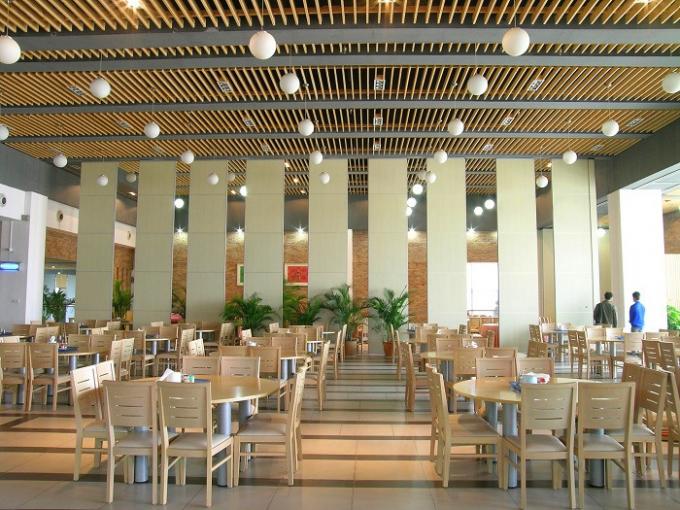 Multi Color Sound Proof Partitions , Commercial Operable Partition System For Function Hall 1