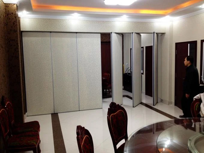 Multi Color Top Hanging Ceiling System Foldable Partition Wall Panel For Training Room 1