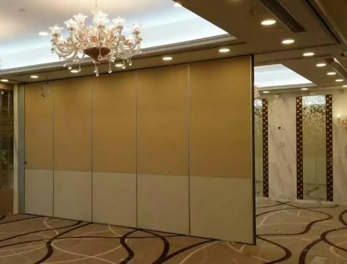 Multi Color Wooden Hanging Partition Wall / Acoustic Sliding Folding Room Dividers 1