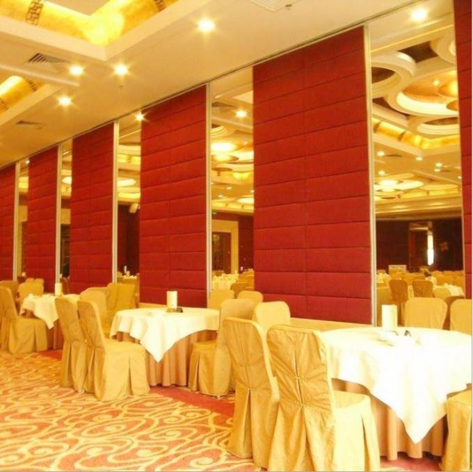 New Design Banquet Hall Soundproof MDF Material Room Divider Folding Movable Partition Walls 2