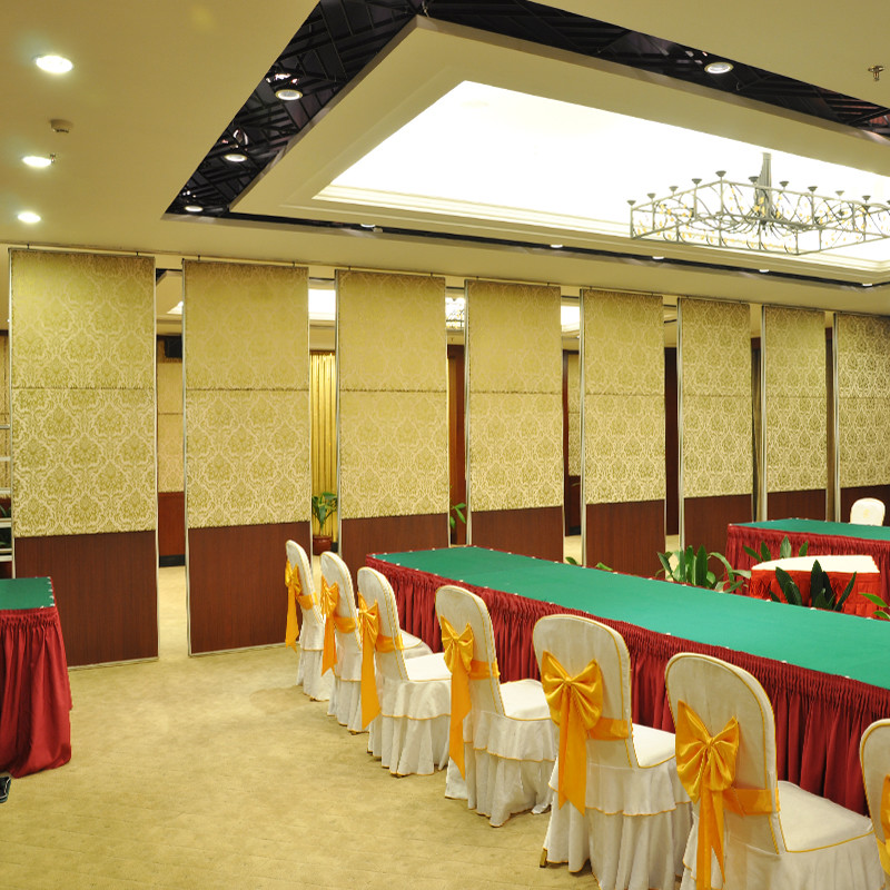 New Design Banquet Hall Soundproof MDF Material Room Divider Folding Movable Partition Walls