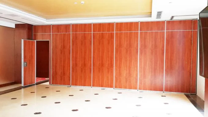 New Style Manual Control Sliding Folding Partition Walls Operable For Banqueting Hall 1