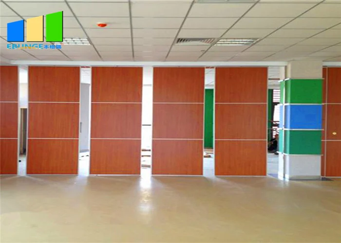 Nigeria Hotel Movable Partition Wall Acoustic Wooden Hanging Folding Partition Wall With Variety Color