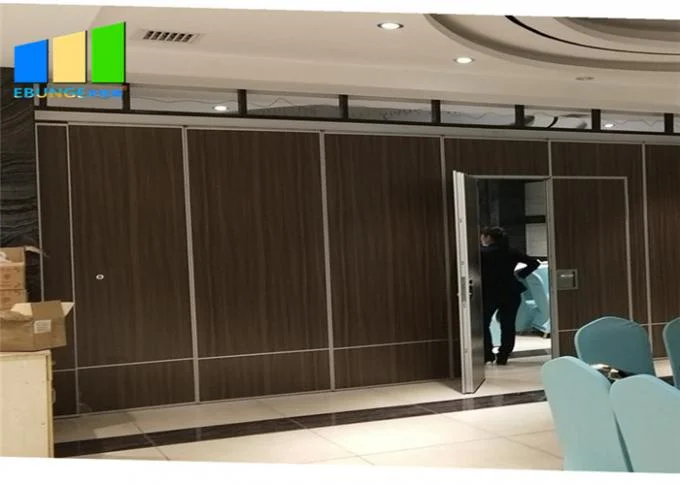 Nigeria Hotel Movable Partition Wall Acoustic Wooden Hanging Folding Partition Wall With Variety Color 2