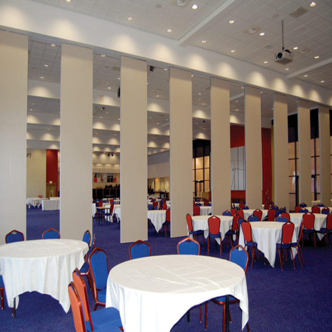 No Floor Track Folding Temporary Sound Proof Folding Movable Partition Wall for Restaurant 0