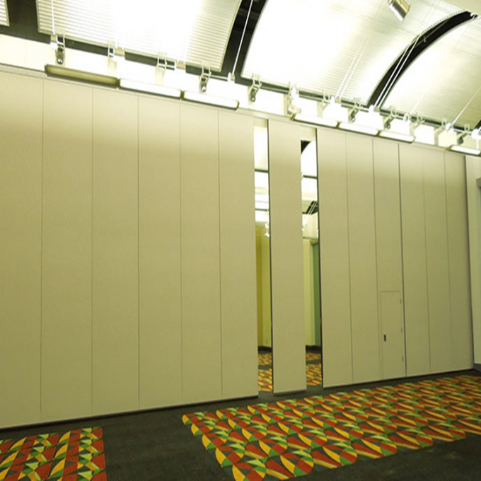 No Floor Track Folding Temporary Sound Proof Folding Movable Partition Wall for Restaurant 2