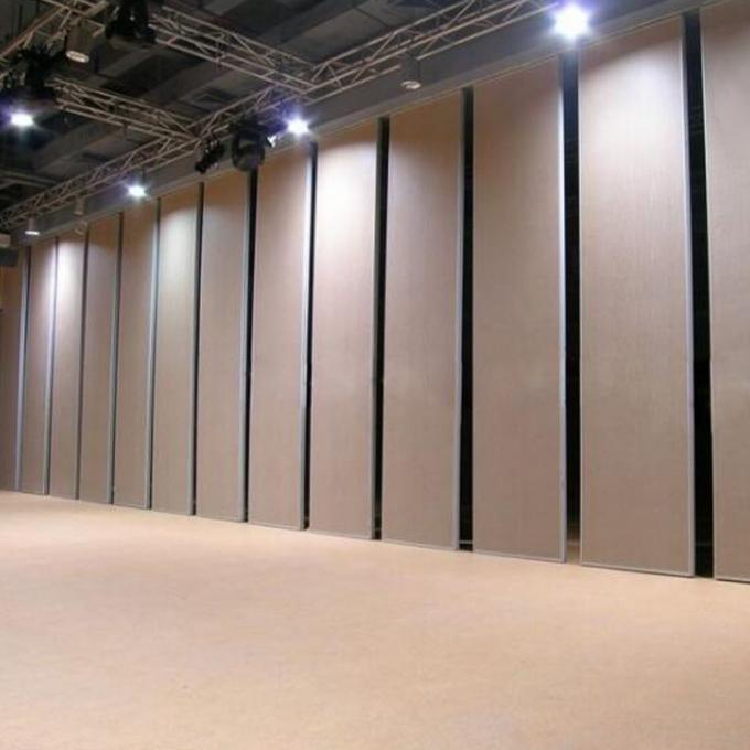 No Floor Track Soundproofing Acoustic Partition Wall For Conference Room Multi-Function Hall 0