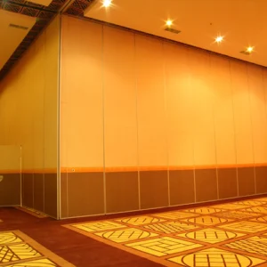 Office Acoustic Diffuser Panels , 65mm Panel Operable Wall For Banquet Wedding Facility