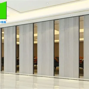 Office Acoustic Folding Door Removable Partition Walls For Meeting Room