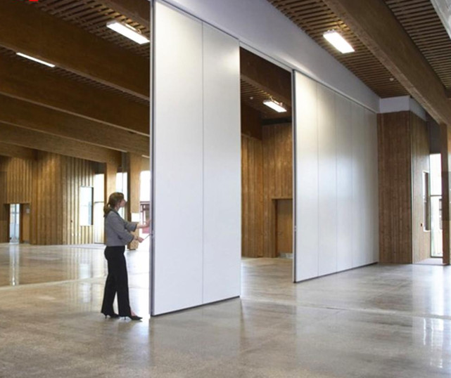 Office Banquet Hall Material Wall Dividers Folding Sliding Movable Partition 2