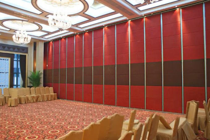 Office Building Sound Proofing Sliding Aluminum Partition Wall with Pass Doors 1