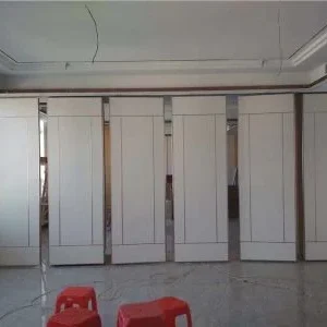 Office Decoration Movable Wood Folding Partition Walls For Multi Function Hall