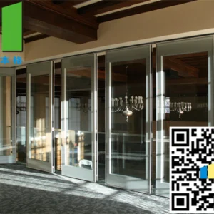 Office Demountable 2.56 Inch Glass Partition Wall For Shopping Mall