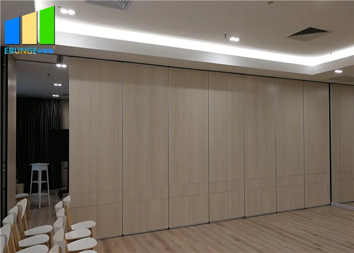 Office Division Sliding Foldable Conference Room Acoustic Partition Walls