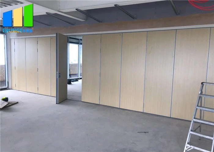 Office Division Sliding Foldable Conference Room Acoustic Partition Walls