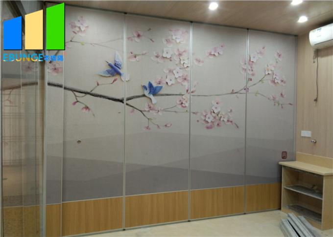 Office Fireproof Acoustic Folding Door Removable Wall Partitions Philippines 0