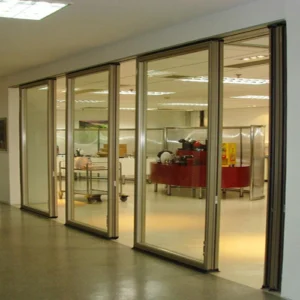 Office Folding Glass Block Partition Walls 680 / 1230 Width 2000 / 4500 Height