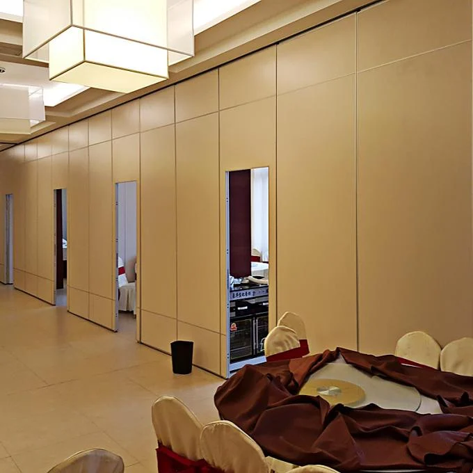 Office Folding Partition Walls MDF With Melamine Material Durable 0