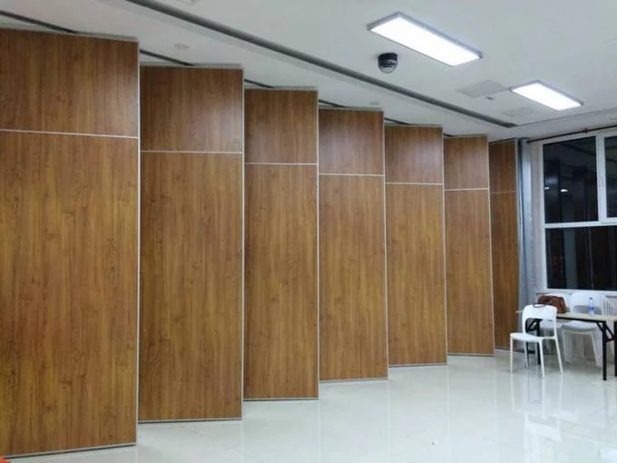 Office Folding Partition Walls , Melamine Surface Operable Sliding Interior Room Dividers 0