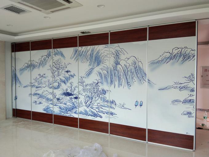 Office Folding Sound Proof Partitions / Movable Foldable Wall Partition System 1