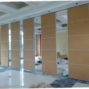 Office Furniture Movable Partition Walls Melamine Surface Aluminium Profile