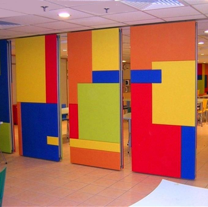 Office Furniture Movable Partition Walls Melamine Surface Aluminium Profile 0
