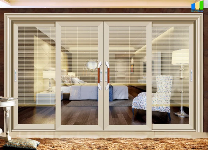 Office Glass Soundproof Double Glazed Sliding Doors For Room 4