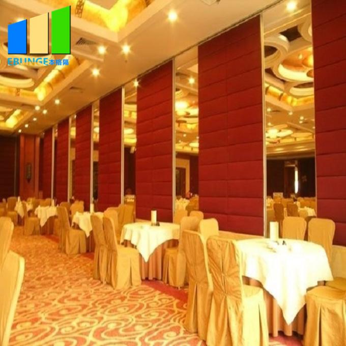 Office Hotel Lobby Decor Wooden Movable Partition Walls Design For Restaurant 0